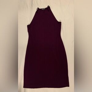 FASHION NOVA.Elegant Purple Halter Dress. Size S
